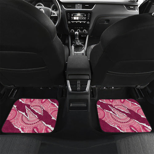 QLD Maroons Rugby Custom Car Mats Go Cane Toads Sporty Aboriginal Art