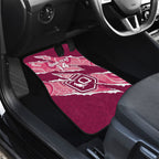 QLD Maroons Rugby Custom Car Mats Go Cane Toads Sporty Aboriginal Art