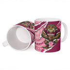 QLD Maroons Rugby Custom Ceramic Mug Go Cane Toads Sporty Aboriginal Art