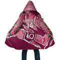 QLD Maroons Rugby Custom Cloak Go Cane Toads Sporty Aboriginal Art