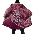 QLD Maroons Rugby Custom Cloak Go Cane Toads Sporty Aboriginal Art