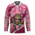 QLD Maroons Rugby Custom Hockey Jersey Go Cane Toads Sporty Aboriginal Art