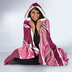 QLD Maroons Rugby Custom Hooded Blanket Go Cane Toads Sporty Aboriginal Art