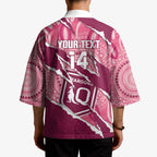 QLD Maroons Rugby Custom Kimono Go Cane Toads Sporty Aboriginal Art