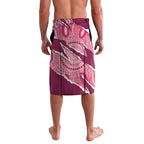 QLD Maroons Rugby Custom Lavalava Go Cane Toads Sporty Aboriginal Art