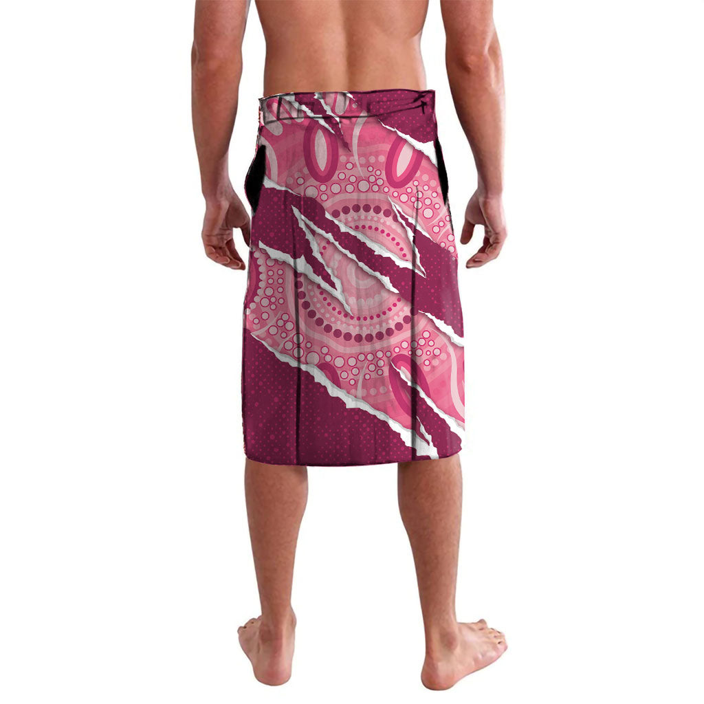 QLD Maroons Rugby Custom Lavalava Go Cane Toads Sporty Aboriginal Art