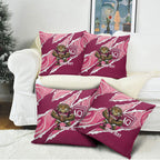 QLD Maroons Rugby Custom Pillow Cover Go Cane Toads Sporty Aboriginal Art