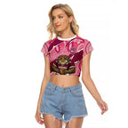 QLD Maroons Rugby Custom Raglan Cropped T Shirt Go Cane Toads Sporty Aboriginal Art