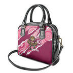 QLD Maroons Rugby Custom Shoulder Handbag Go Cane Toads Sporty Aboriginal Art