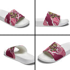 QLD Maroons Rugby Custom Slide Sandals Go Cane Toads Sporty Aboriginal Art