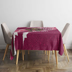 QLD Maroons Rugby Custom Tablecloth Go Cane Toads Sporty Aboriginal Art