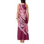 QLD Maroons Rugby Custom Tank Maxi Dress Go Cane Toads Sporty Aboriginal Art