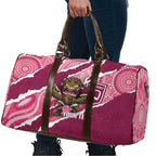 QLD Maroons Rugby Custom Travel Bag Go Cane Toads Sporty Aboriginal Art
