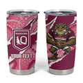 QLD Maroons Rugby Custom Tumbler Cup Go Cane Toads Sporty Aboriginal Art