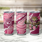 QLD Maroons Rugby Custom Tumbler Cup Go Cane Toads Sporty Aboriginal Art