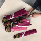 QLD Maroons Rugby Custom Umbrella Go Cane Toads Sporty Aboriginal Art