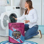 QLD Maroons and NSW Blues Personalised Laundry Basket Cockroaches Cane Toads Together