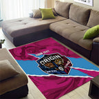 QLD Maroons and NSW Blues Personalised Area Rug Cockroaches Cane Toads Together