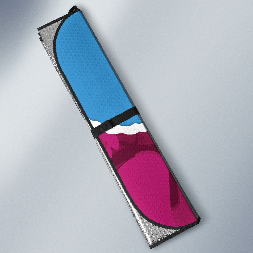 QLD Maroons and NSW Blues Personalised Auto Sun Shade Cockroaches Cane Toads Together
