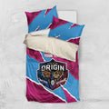 QLD Maroons and NSW Blues Personalised Bedding Set Cockroaches Cane Toads Together