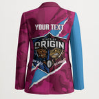 QLD Maroons and NSW Blues Personalised Blazer Cockroaches Cane Toads Together