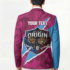 QLD Maroons and NSW Blues Personalised Blazer Cockroaches Cane Toads Together