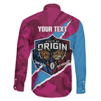 QLD Maroons and NSW Blues Personalised Family Matching Tank Maxi Dress and Hawaiian Shirt Cockroaches Cane Toads Together