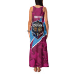 QLD Maroons and NSW Blues Personalised Family Matching Tank Maxi Dress and Hawaiian Shirt Cockroaches Cane Toads Together