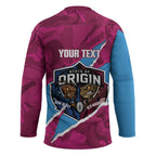 QLD Maroons and NSW Blues Personalised Hockey Jersey Cockroaches Cane Toads Together