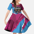 QLD Maroons and NSW Blues Personalised Kid Short Sleeve Dress Cockroaches Cane Toads Together