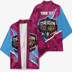 QLD Maroons and NSW Blues Personalised Kimono Cockroaches Cane Toads Together