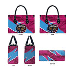 QLD Maroons and NSW Blues Personalised Leather Bag Cockroaches Cane Toads Together