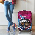 QLD Maroons and NSW Blues Personalised Luggage Cover Cockroaches Cane Toads Together