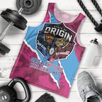 QLD Maroons and NSW Blues Personalised Men Tank Top Cockroaches Cane Toads Together