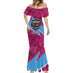 QLD Maroons and NSW Blues Personalised Mermaid Dress Cockroaches Cane Toads Together