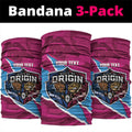 QLD Maroons and NSW Blues Personalised Neck Gaiter Cockroaches Cane Toads Together