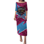 QLD Maroons and NSW Blues Personalised Puletasi Cockroaches Cane Toads Together