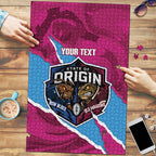 QLD Maroons and NSW Blues Personalised Puzzle Cockroaches Cane Toads Together