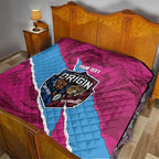 QLD Maroons and NSW Blues Personalised Quilt Cockroaches Cane Toads Together