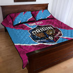 QLD Maroons and NSW Blues Personalised Quilt Bed Set Cockroaches Cane Toads Together