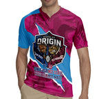 QLD Maroons and NSW Blues Personalised Rugby Jersey Cockroaches Cane Toads Together