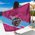 QLD Maroons and NSW Blues Personalised Sarong Cockroaches Cane Toads Together