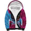 QLD Maroons and NSW Blues Personalised Sherpa Hoodie Cockroaches Cane Toads Together