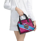 QLD Maroons and NSW Blues Personalised Shoulder Handbag Cockroaches Cane Toads Together