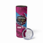 QLD Maroons and NSW Blues Personalised Skinny Tumbler Cockroaches Cane Toads Together
