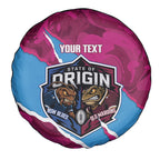 QLD Maroons and NSW Blues Personalised Spare Tire Cover Cockroaches Cane Toads Together