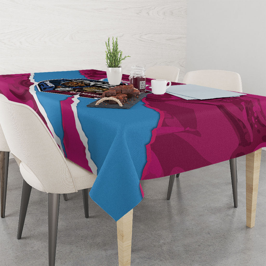 QLD Maroons and NSW Blues Personalised Tablecloth Cockroaches Cane Toads Together