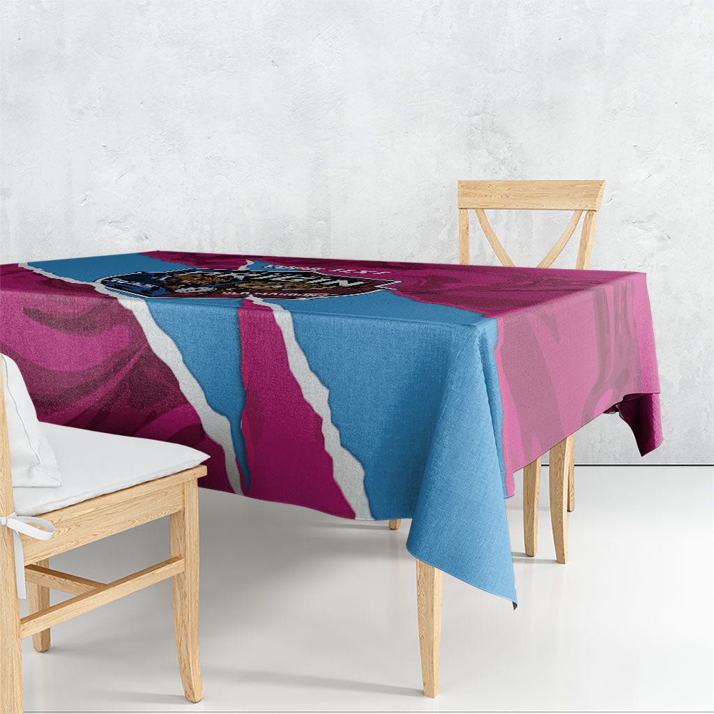 QLD Maroons and NSW Blues Personalised Tablecloth Cockroaches Cane Toads Together