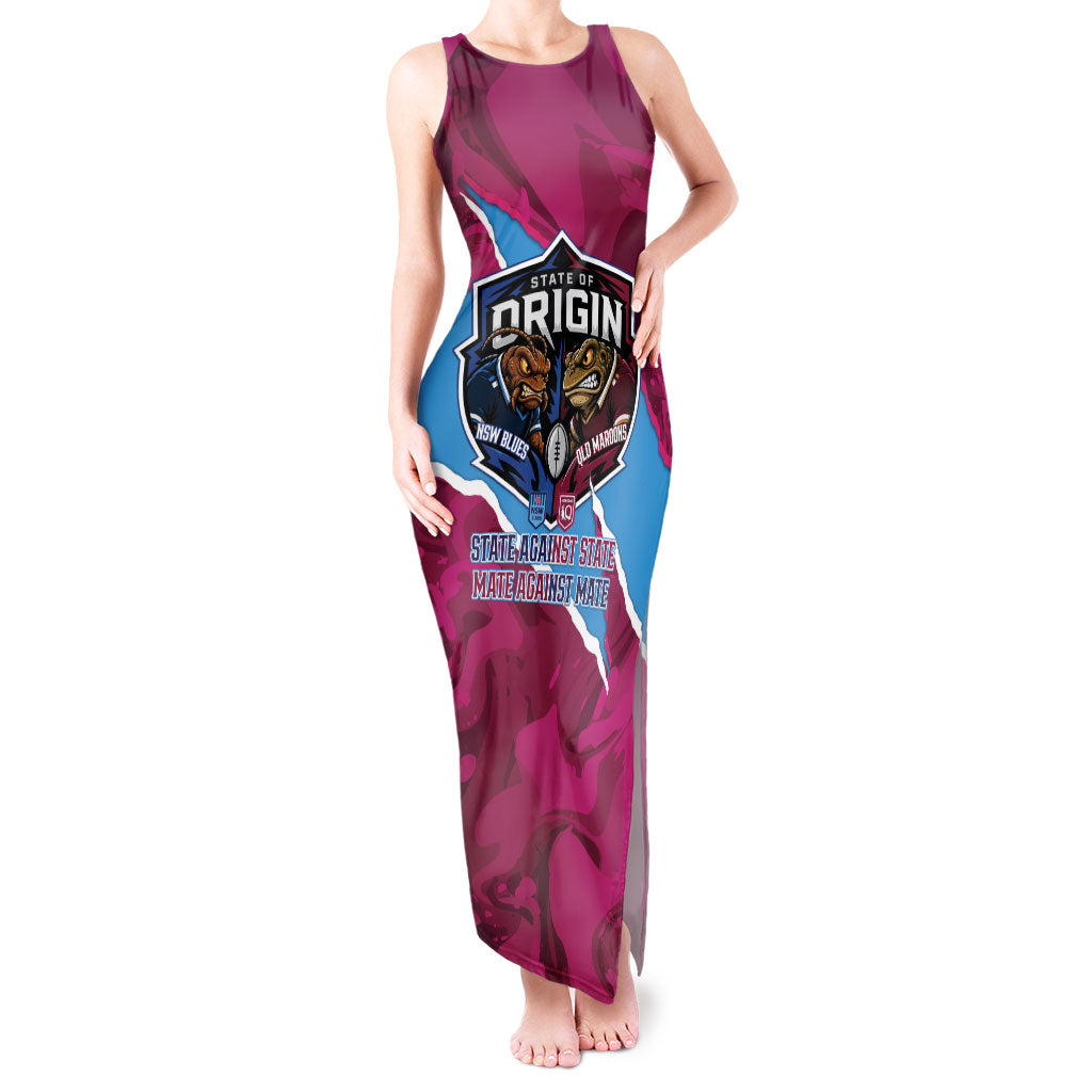 QLD Maroons and NSW Blues Personalised Tank Maxi Dress Cockroaches Cane Toads Together