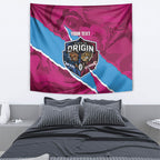 QLD Maroons and NSW Blues Personalised Tapestry Cockroaches Cane Toads Together